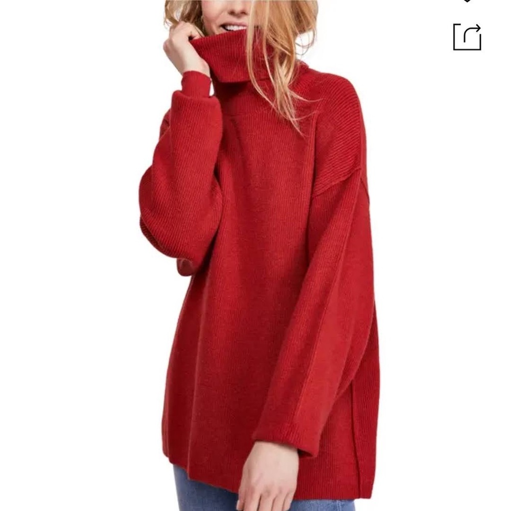 Free People Softly Structured Tunic Sweaters